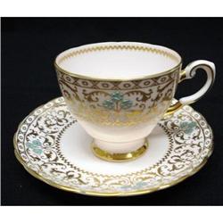 Jewelled Tuscan China CUP & SAUCER  #1888314