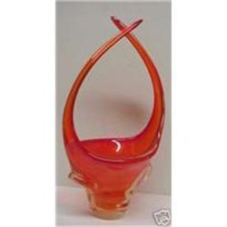 50's DECO MURANO ART GLASS SCULPTURE - BOWL #1888332