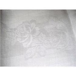 ANTIQUE LARGE DAMASK NAPKINS #1888351