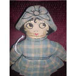 10" Cloth Doll with Stitched Face #1888355