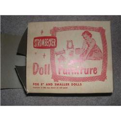 Strombecker Doll Furniture Table Chairs Mib 1888359