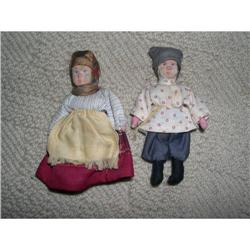 2 Soviet Union Russian dolls needing TLC #1888427