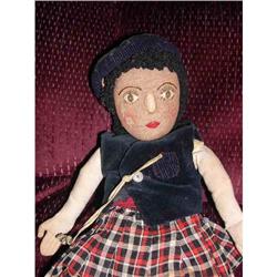 14" Stockinette Cloth Girl Doll #1888472