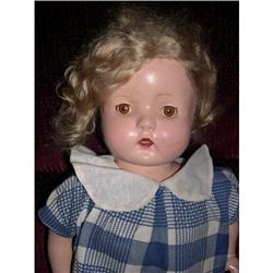 23" Composition Doll Tin Eyes Shirley type #1888533