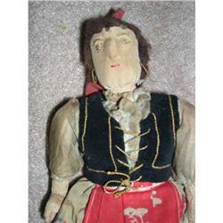 1937 Italian  Cloth Doll #1888550