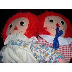 18" Raggedy Ann & Andy Pair Tagged #1888617