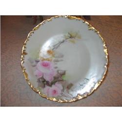 T & V LIMOGES PLATE WITH ROSES #1888652