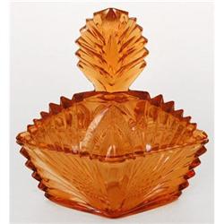 NMV Large Amber Powder Jar #1888680