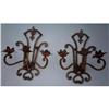 Image 1 : 2 Wrought Iron European Style Sconces #1888951