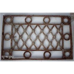 Wrought Iron Antique  window screen Gate #1888964