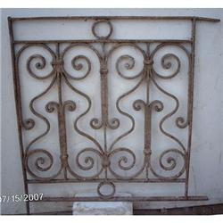 6 ft Wrought Iron Architectural Antique Fence  #1888968