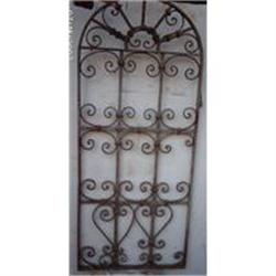 Wrought Iron Antique Gate, No Welds #1888974