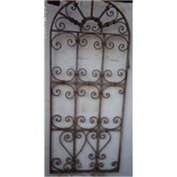 Wrought Iron Antique Gate, No Welds #1888974