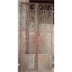 Wrought Iron Double Entry Antique Gates #1888976