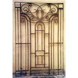 Wrought Iron Ornate Antique Gate, No Weld #1888982