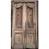 Image 1 : Antique Beech Pine Double Entry Doors #1889006