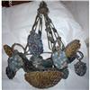 Image 1 : Hand Crafted Wrought Iron Chandelier #1889051