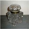 Image 1 : Large Antique Crystal Ink Well #1889078