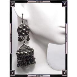 Antique  Etruscan REVIVAL chandelier earrings #1889151