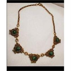 Victorian festoon drop fancy florette choker #1889154