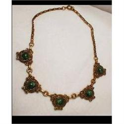 Victorian festoon drop fancy florette choker #1889154