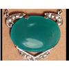 Image 1 : 1920' ART DECO Chrysoprase Marcasite NECKLACE #1889174