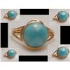 Image 1 : 14KT GOLD Chalcedony Modernist Elegant Ring #1889200