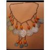 Image 1 : VINTAGE CHINESE FESTOON AMBER  NEcklace #1889205