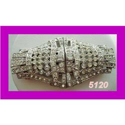 ~CORO~ DUETTE RHINESTONE BROOCH #1889289