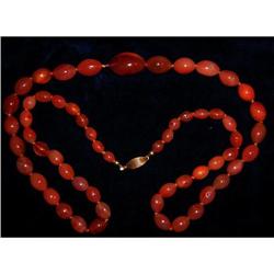 Agate Necklace with Golden Clasp #1889377