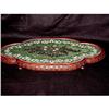Image 1 : Scottish Tea  Tray Walnut Beaded 19th Century #1901220