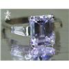 Image 1 : RHJ 3ct Octagon Ring CZ Center & side baguettes#1901251