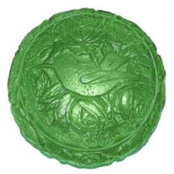 Consolidated Glass Hummingbird Powder Jar #1901426