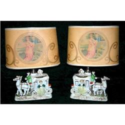 Cinderella, Horse and Carriage Table Lamps (2) #1901459