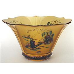 Lancaster Elegant Glass ORIENTAL Centerpiece #1901498