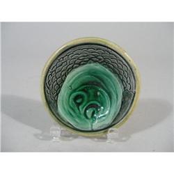 Majolica "Fish Eye" Butterpat, 1800's #1901567