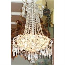 Baltic Russian Antique Crystal Chandelier #1901634