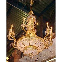 Crystal Beaded Chandelier  #1901654