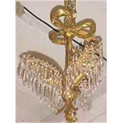 Palm Leaf Crystal Chandelier  #1901655