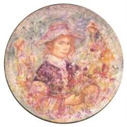 The Flower Girl of Provence plate  #1901696