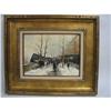 Image 1 : E Eugene Quai on the Seine Oil on Canvas #1901728
