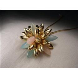 18K Gold Handmade Citrine Quartz Topaz Pendant #1901845