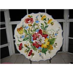 Stunning Italian Floral Platter mkd! #1901930