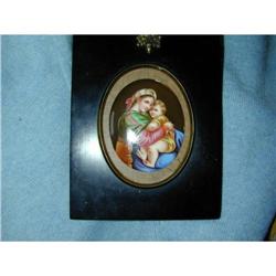 Berlin? KPM? Plaque with Miniature Portrait  #1901970