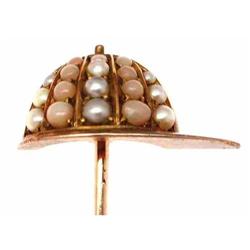 14Kt Pink gold "Cap" stickpin #1901979