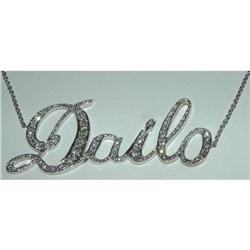 UPSCALE diamond NAME PENDANT initials gold #1902070