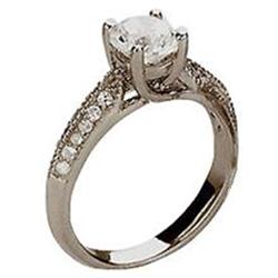 33 DIAMONDS ENGAGEMENT RING SOLITAIRE 0.50 cts #1902073