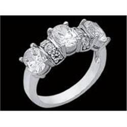 1.62 carat PLATINUM diamond engagement ring #1902076