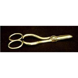 Pair of Antique Silverplate Scissors #1902106
