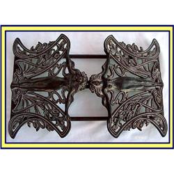FIGURAL ART NOUVEAU BOOKSTAND w NUDE WOMEN 19C #1902137